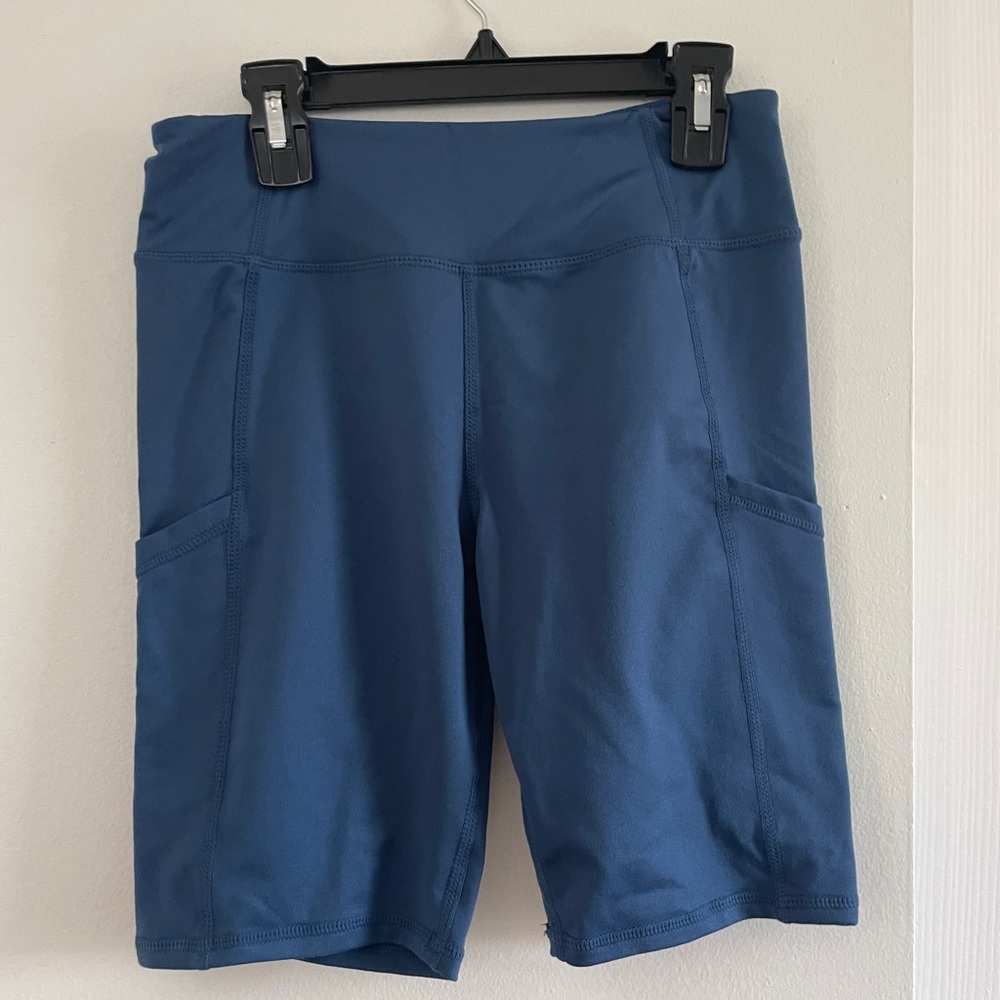 Zella Blue Girls Athletic Shorts 8”
